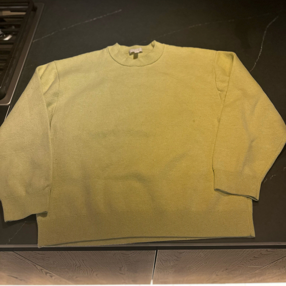 Men COS Light Yellow/Lime Knitwear - Picture 3 of 11